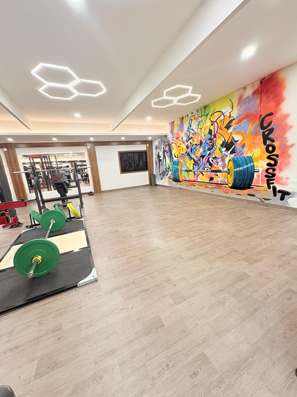 Inside Liger Fitness Vellimadukunnu - training area and premium equipment